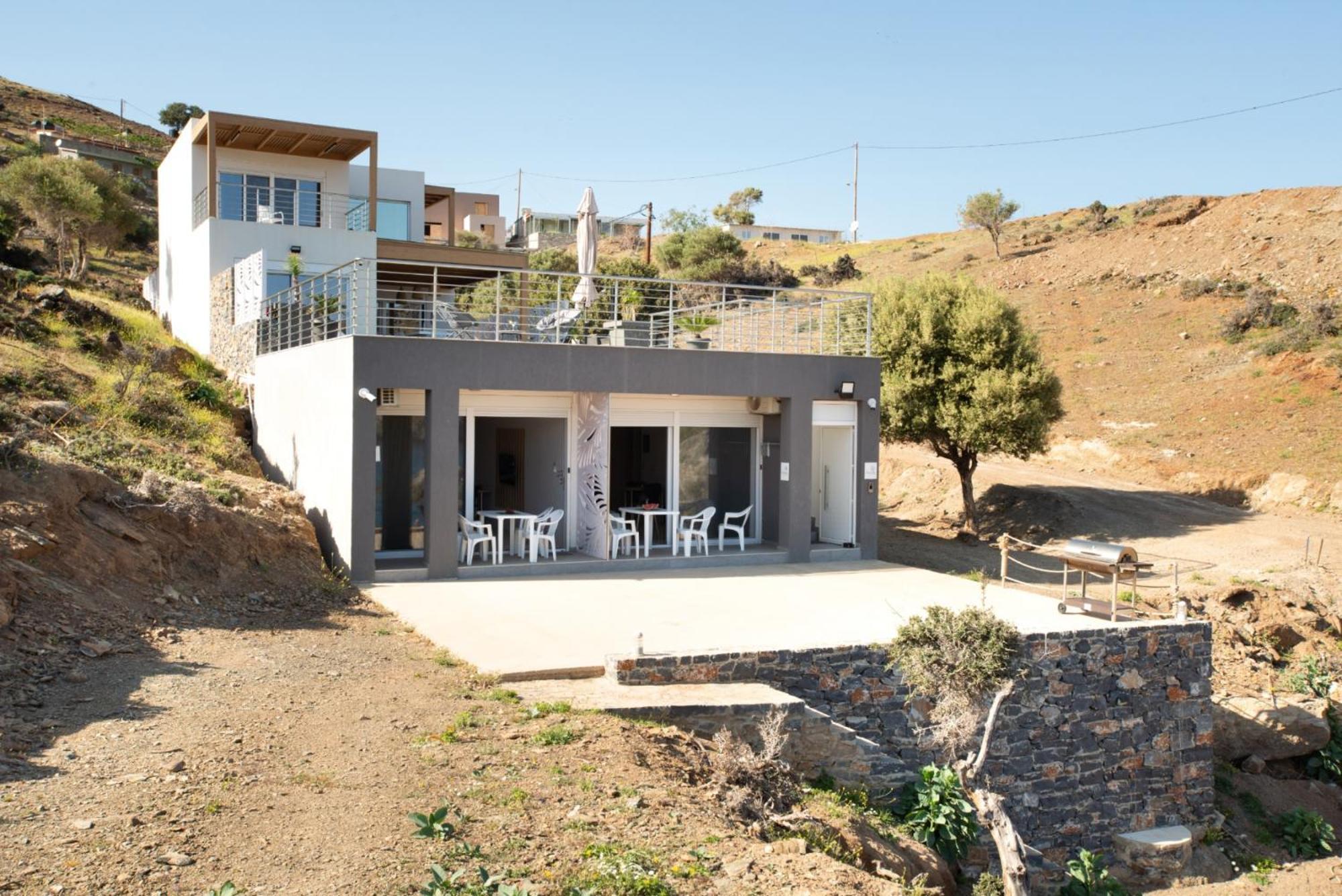 Beachfront Studio Kyma West ~ Crete's Hidden Gem Kali Limenes Buitenkant foto