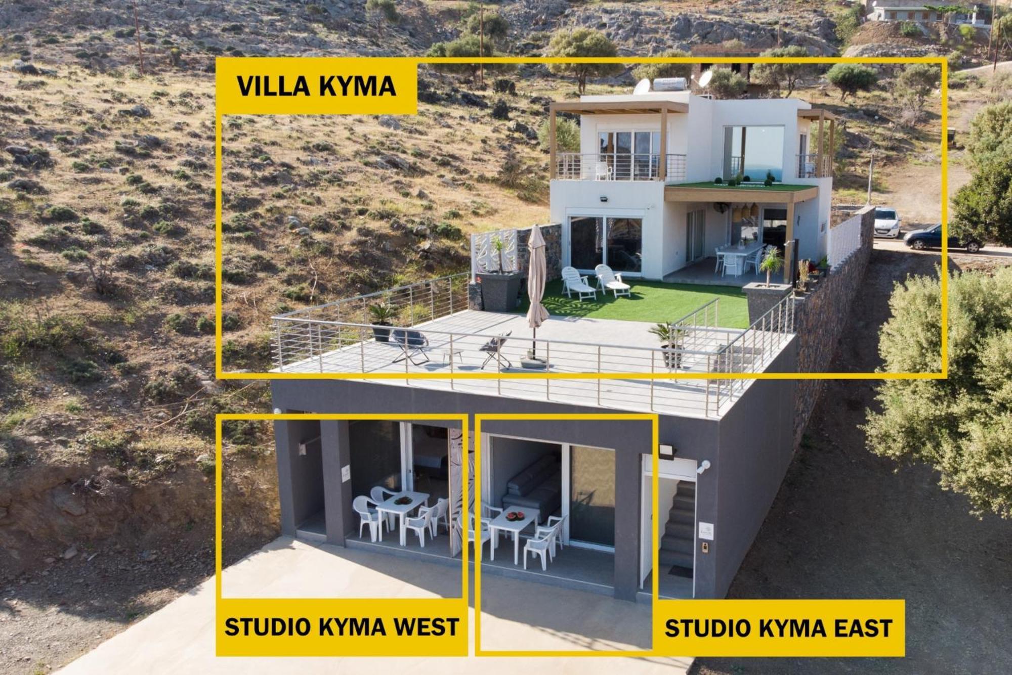 Beachfront Studio Kyma West ~ Crete's Hidden Gem Kali Limenes Buitenkant foto